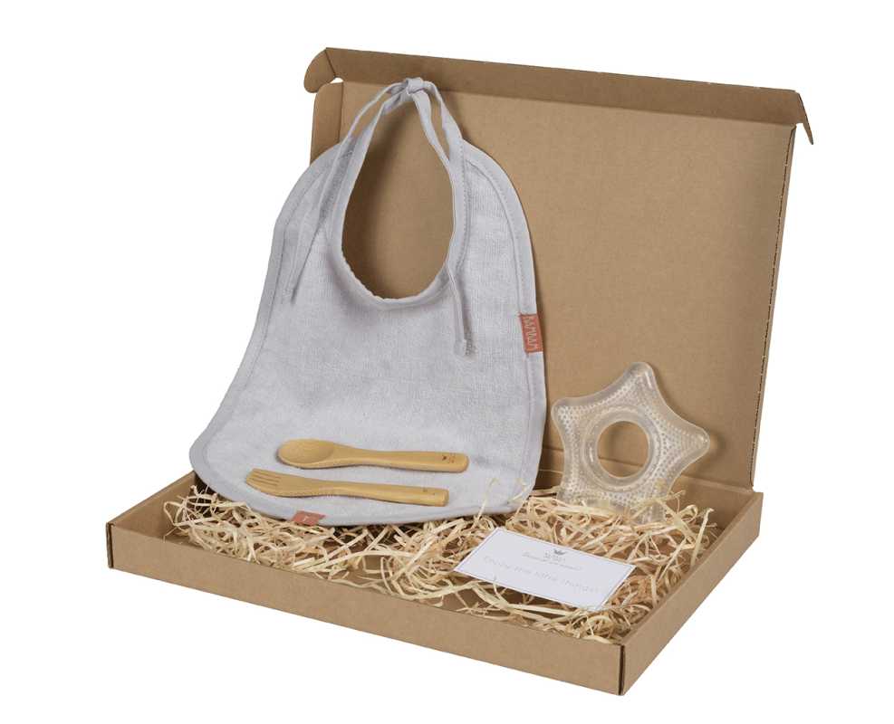 Geschenksbox 'Dinner Time' grau